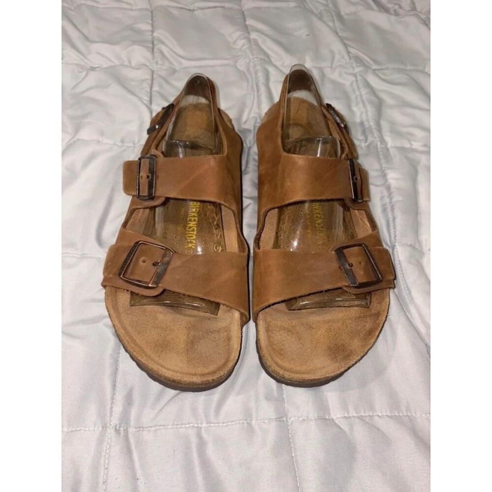 Birkenstock Milano brown leather sandals 43 / 10